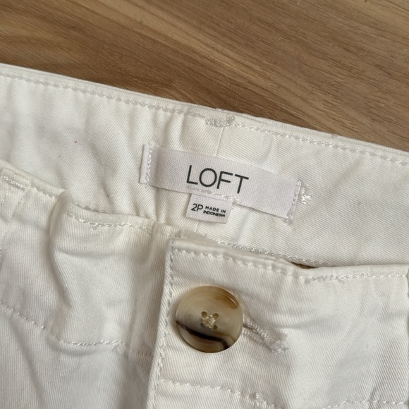 Loft white pants - Picture 2 of 3